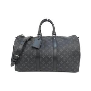 Louis Vuitton Monogram Eclipse Keepall Bandouliere 45cm M40569 Boston Bag